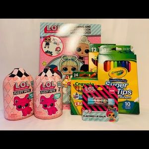 lol Surprise Fuzzy Pet Crayola Stocking